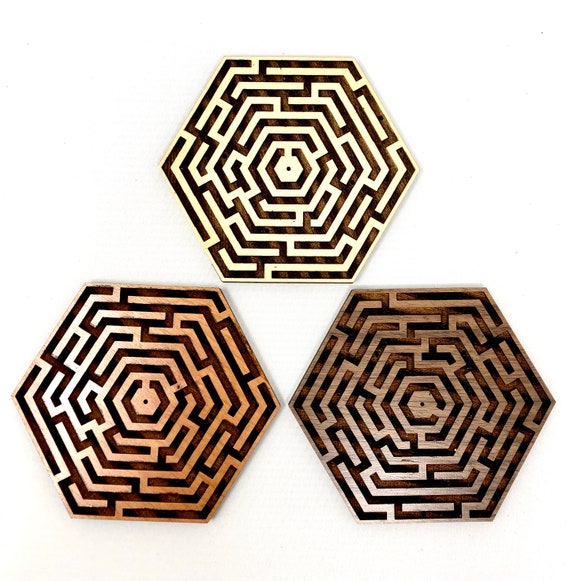 Incense Holder Labyrinth Maze Hex Incense Burner for Incense Etsy