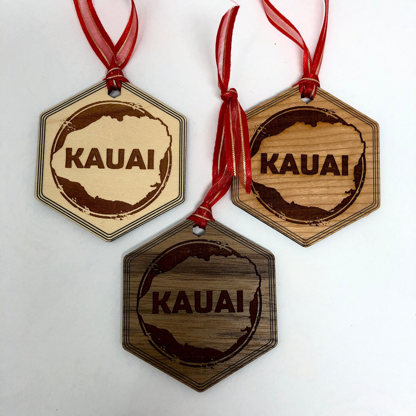 Kauai Island Hawaiian Christmas Tree Ornament FREE SHIPPING Etsy