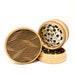 Herb Grinder - Dune Optical Illusion Design - 3pc Herb Grinders Herb Cutter Cutting and Grinding Metal Blades 2.5 Inch Travel Size 