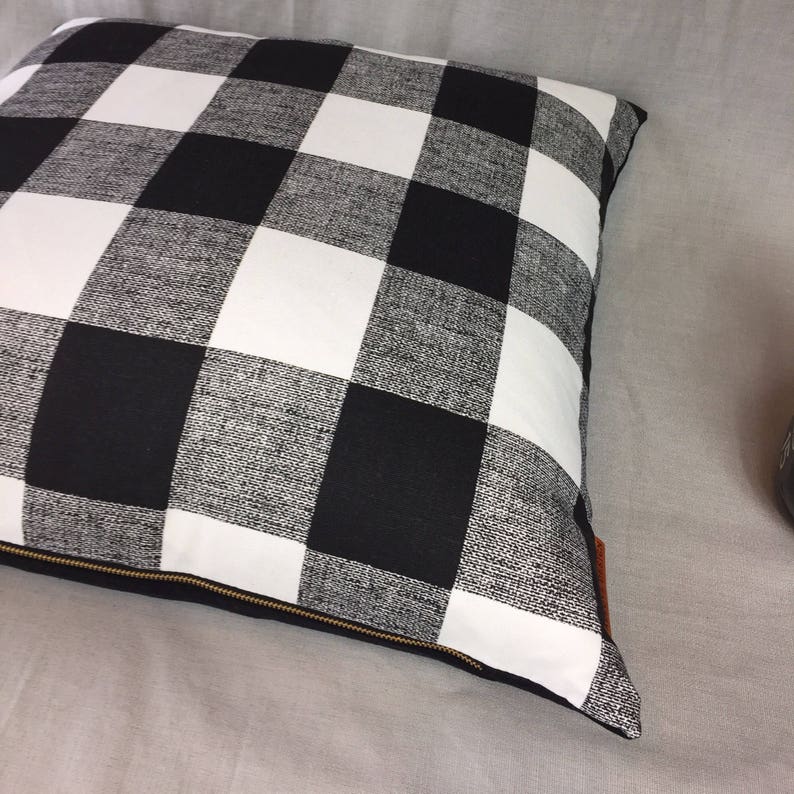 Buffalo Plaid Pillow Cover Farmhouse Pillow Cover French Etsy