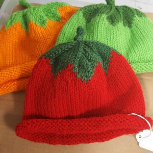 Fruit or veggie hats