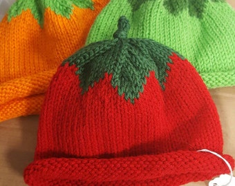 Fruit or veggie hats