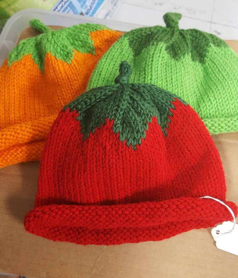 Fruit or veggie hats image 1