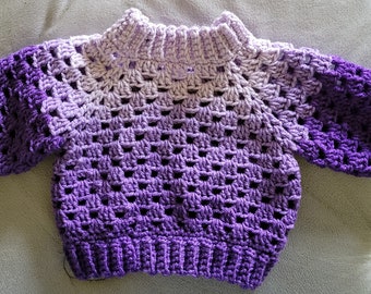 Granny stitch pullover