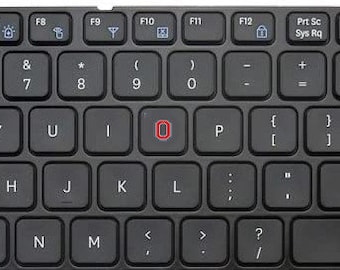 Ohio State Buckeyes O Keyboard Sticker