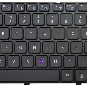 Northwestern University "N" Keyboard Sticker