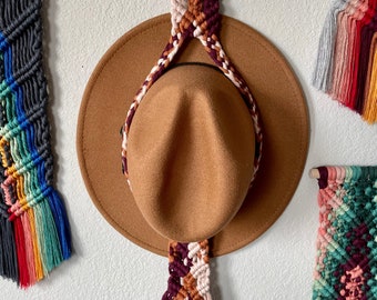 Burgundy & Blush Hat Hanger