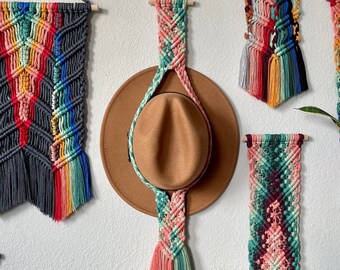 Pink & Green Hat Hanger