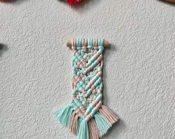 Blush & Mint Micro Wall Hanging