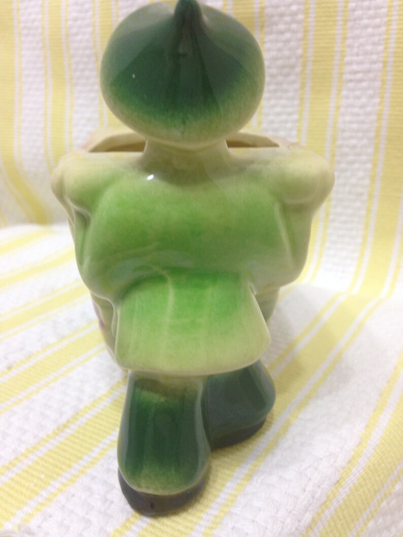 Vintage SHAWNEE Two Asian Men Toting A Large Etsy