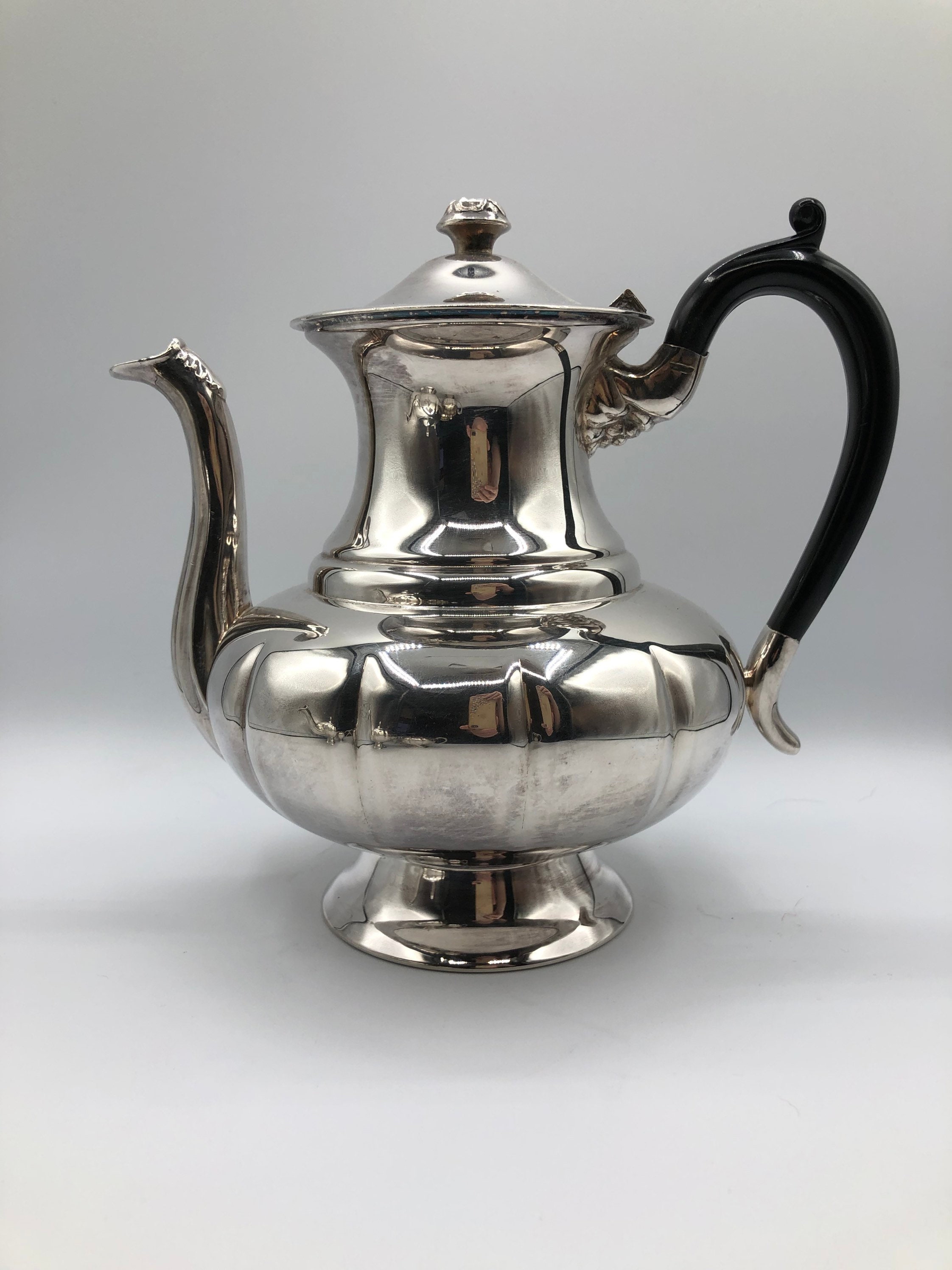 Four Piece Marlboro Silver Plate Victorian Style “old Four Piece Marlboro Silver Plate Victorian Style “old