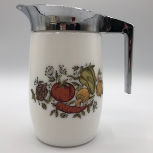 Spice of Life Creamer, Spice of Life Coordinates for Vintage Corelle Corningware