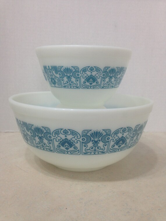 Horizon Blue Pyrex Nesting Bowls Vintage Pyrex Horizon Blue Horizon Blue Pyrex Nesting Bowls Vintage Pyrex Horizon Blue