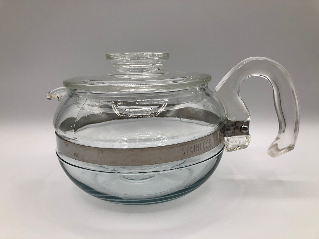 OLD PYREX FLAMEWARE 3個セット Vintage Pyrex Flameware SET of 3 Stovetop Glass Pots/pans