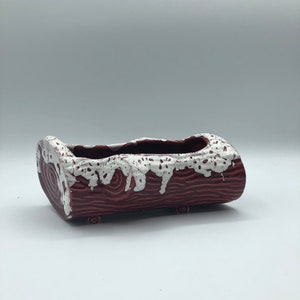 MCM Ceramic Log Planter, McMasters Pottery, Made in Canada