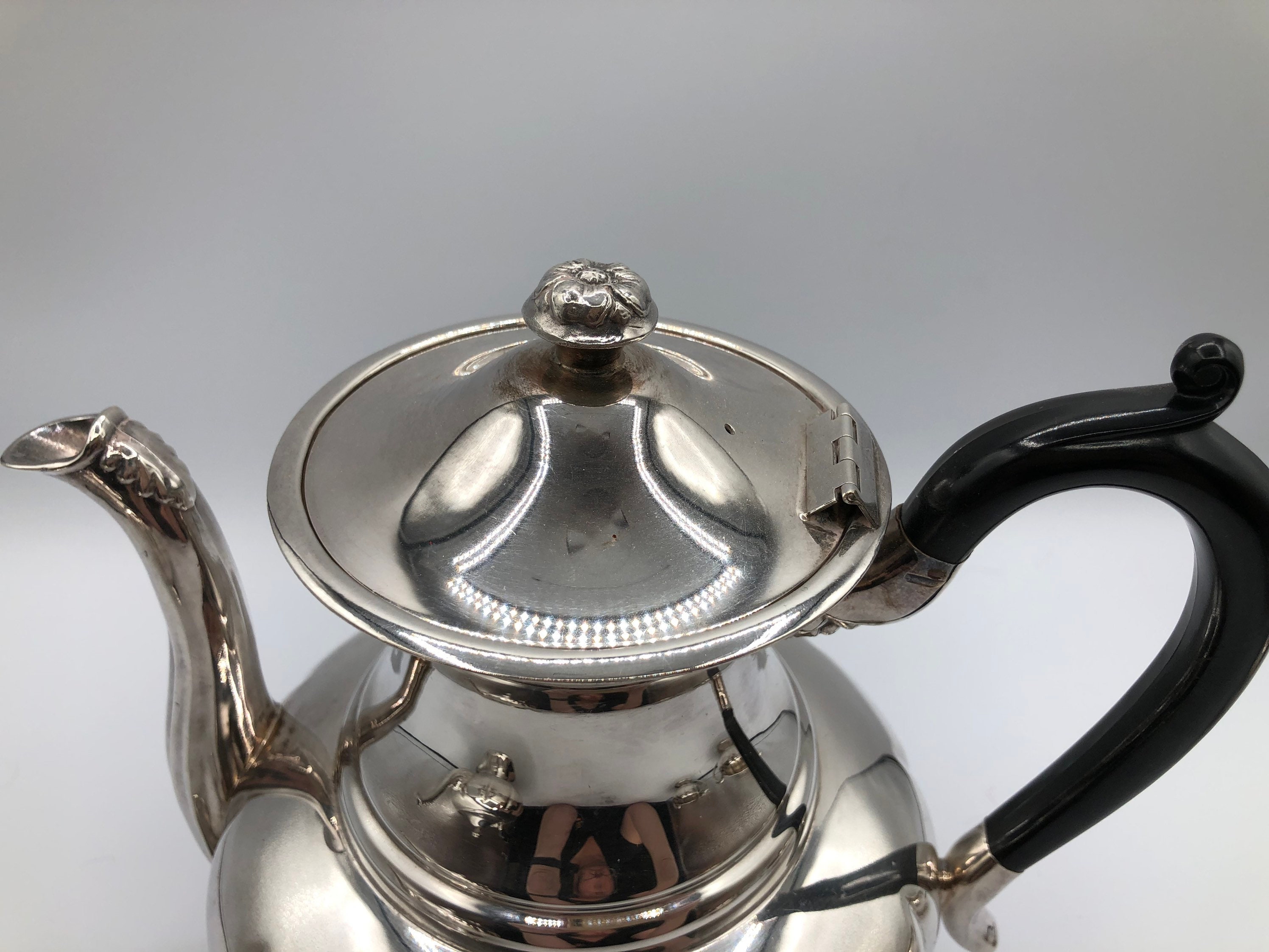 Four Piece Marlboro Silver Plate Victorian Style “old