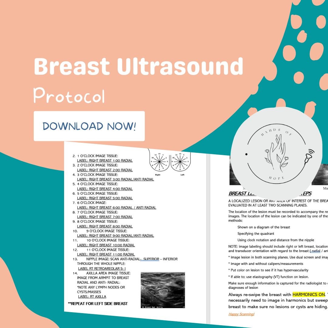 ULTRASOUND　BREAST　Know　PROTOCOL:　Need　How-to　All　You　to　to　Etsy