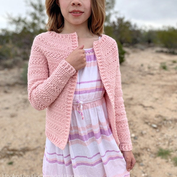 Sweet Pea Cardigan Crochet Pattern