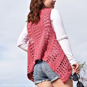 XOXO Summer Vest Crochet Pattern