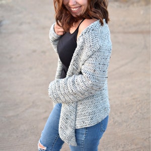 Easy All DC Cardigan Crochet Pattern