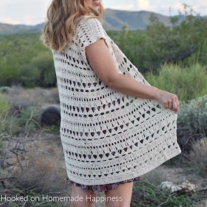 Raindrop Ruana Crochet Pattern