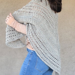 Pebble Shawl Crochet Pattern image 1