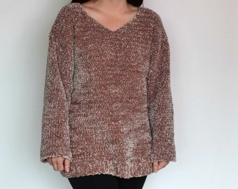 Velvet Pullover Crochet Pattern