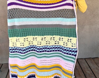 Stitch Sampler Scrapghan Crochet Pattern