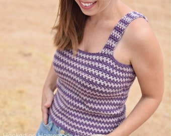 Easy Striped Tank Top Crochet Pattern