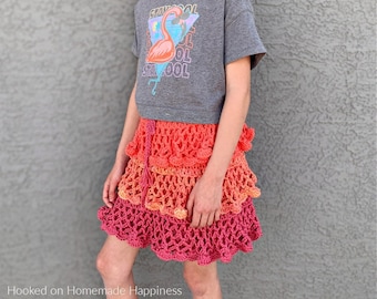 Girl's Ruffled Skirt Crochet Pattern