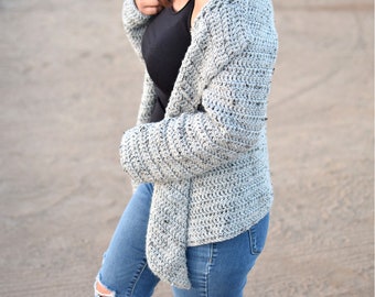 Easy All DC Cardigan Crochet Pattern
