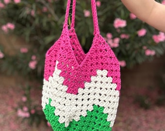 Granny Stitch Market Bag Crochet Pattern