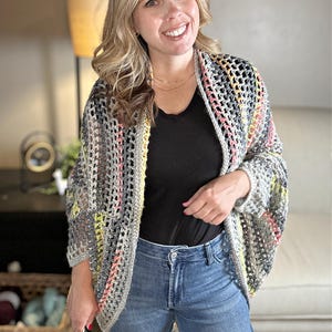 Urban Chic Cocoon Sweater Crochet Pattern