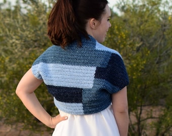 Patchwork Shrug Crochet Pattern