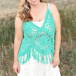 Boho Tank Top Crochet Pattern