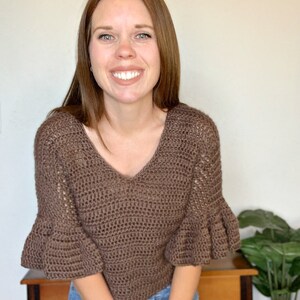 Ruffled Crochet Top Pattern image 3