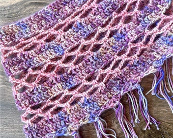 Just Peachy Crochet Cowl Pattern