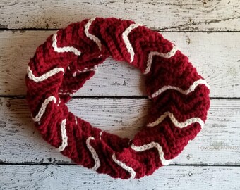 Textured Ripple Cowl Crochet Pattern