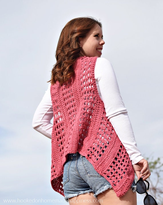 XOXO Summer Vest Crochet Pattern Etsy