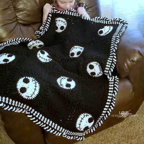 Halloween Blanket Crochet Pattern Etsy Canada