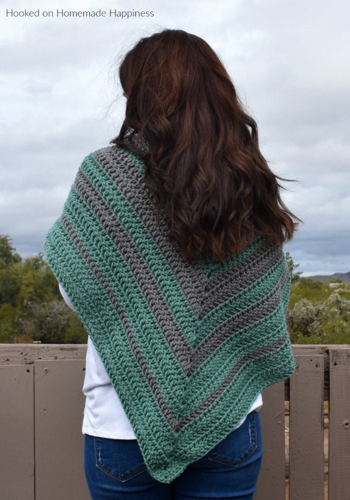 Easy All DC Triangle Scarf Crochet Pattern - Etsy