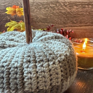 Checkerboard Pumpkin Crochet Pattern imagem 3