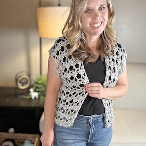 Shelly Cardigan Crochet Pattern