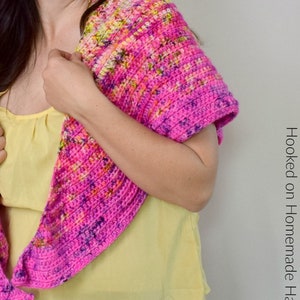 HDC All Day Triangle Scarf Crochet Pattern image 5