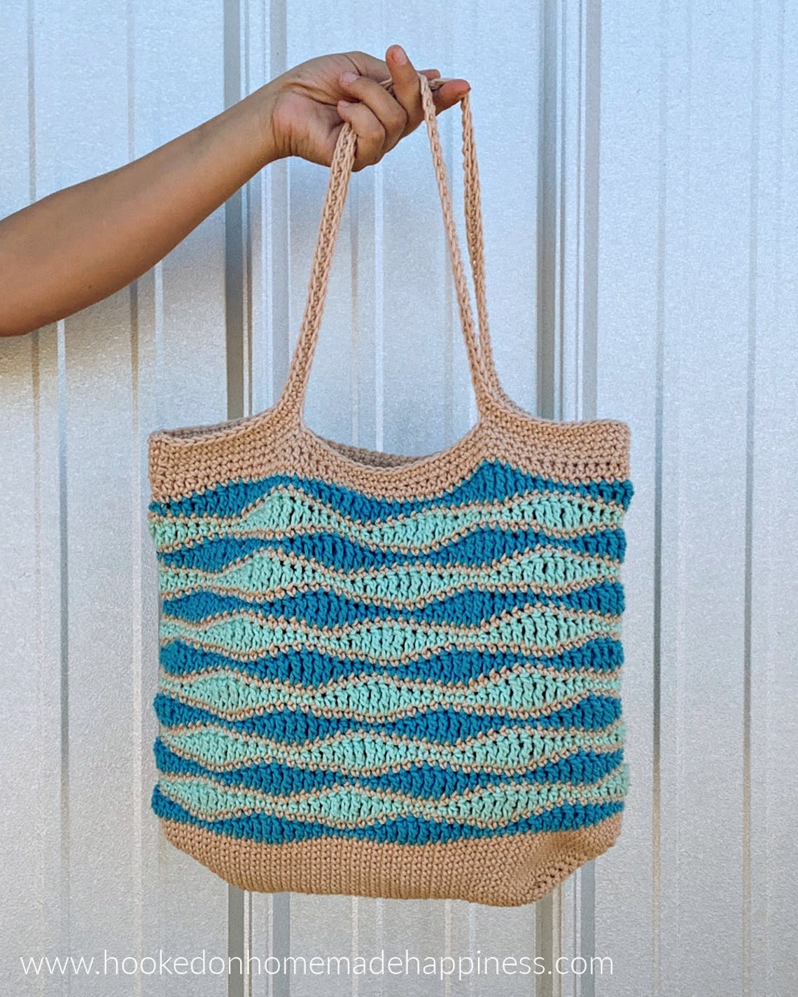 Beach Waves Market Bag Crochet Pattern - Etsy