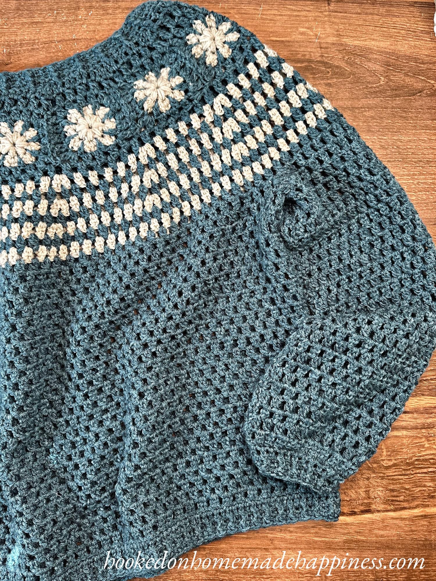 Winter Snowflake Sweater Crochet Pattern - Etsy