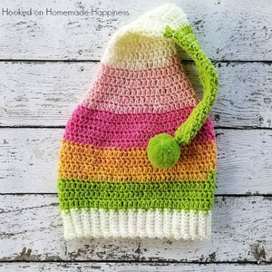 Christmas Elf Crochet Hat Pattern