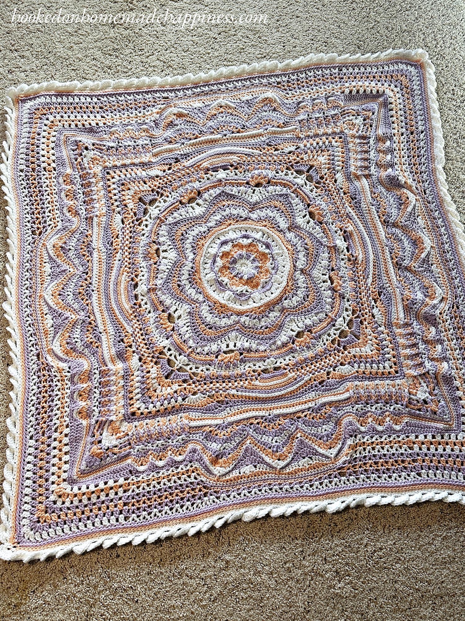 Mandala Blanket Crochet Pattern