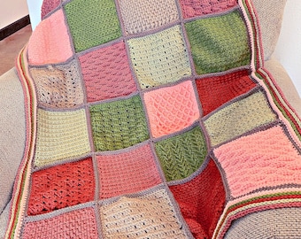 Amostrador de pontos Scrapghan Padrão de crochê