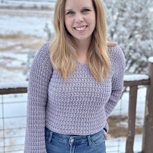 Pull texturé au crochet